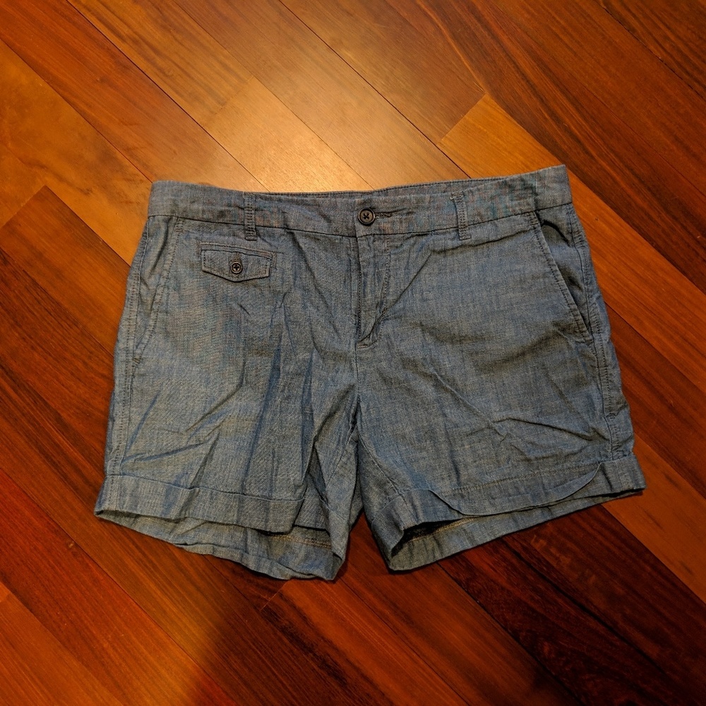 Chambray shorts